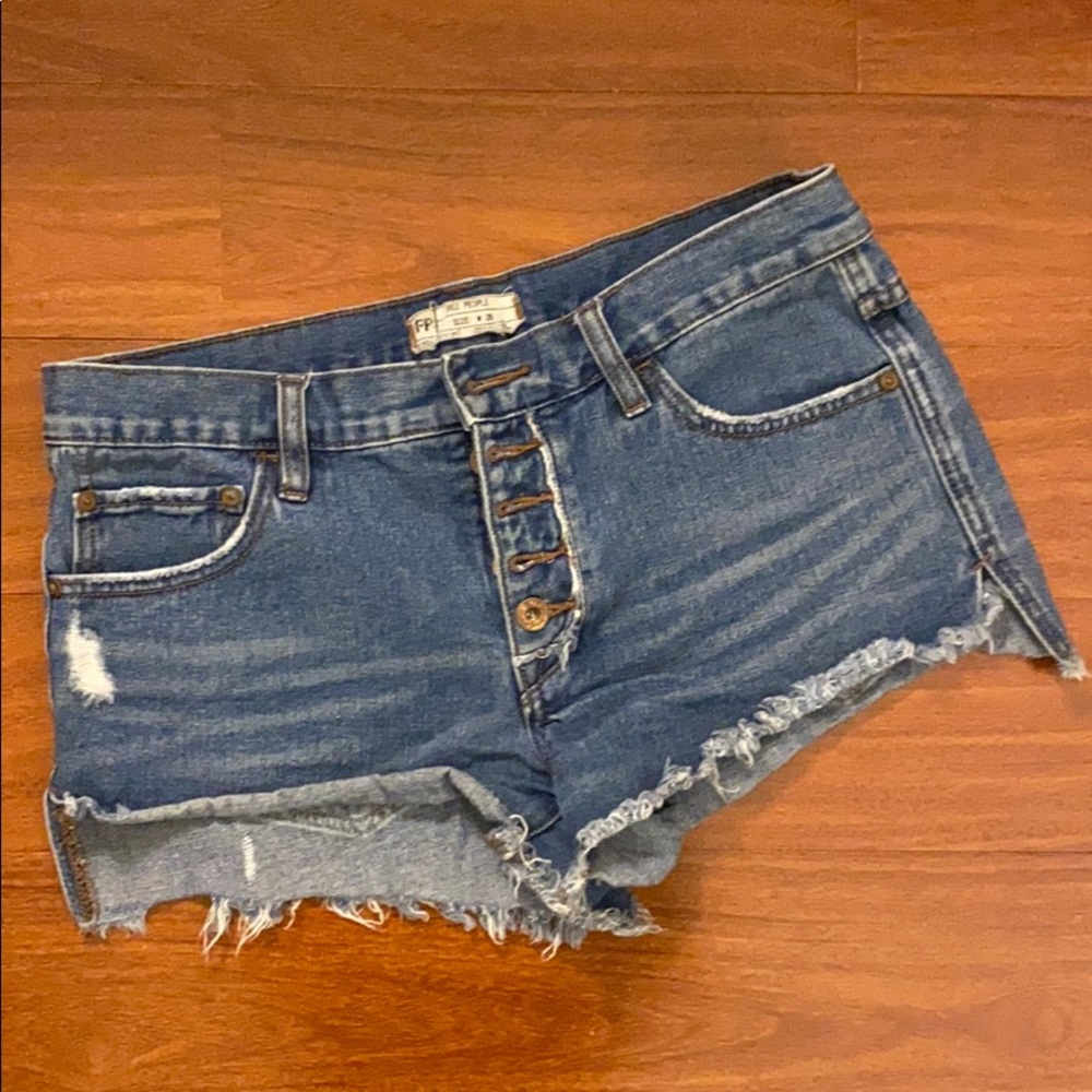 Free People Denim Shorts